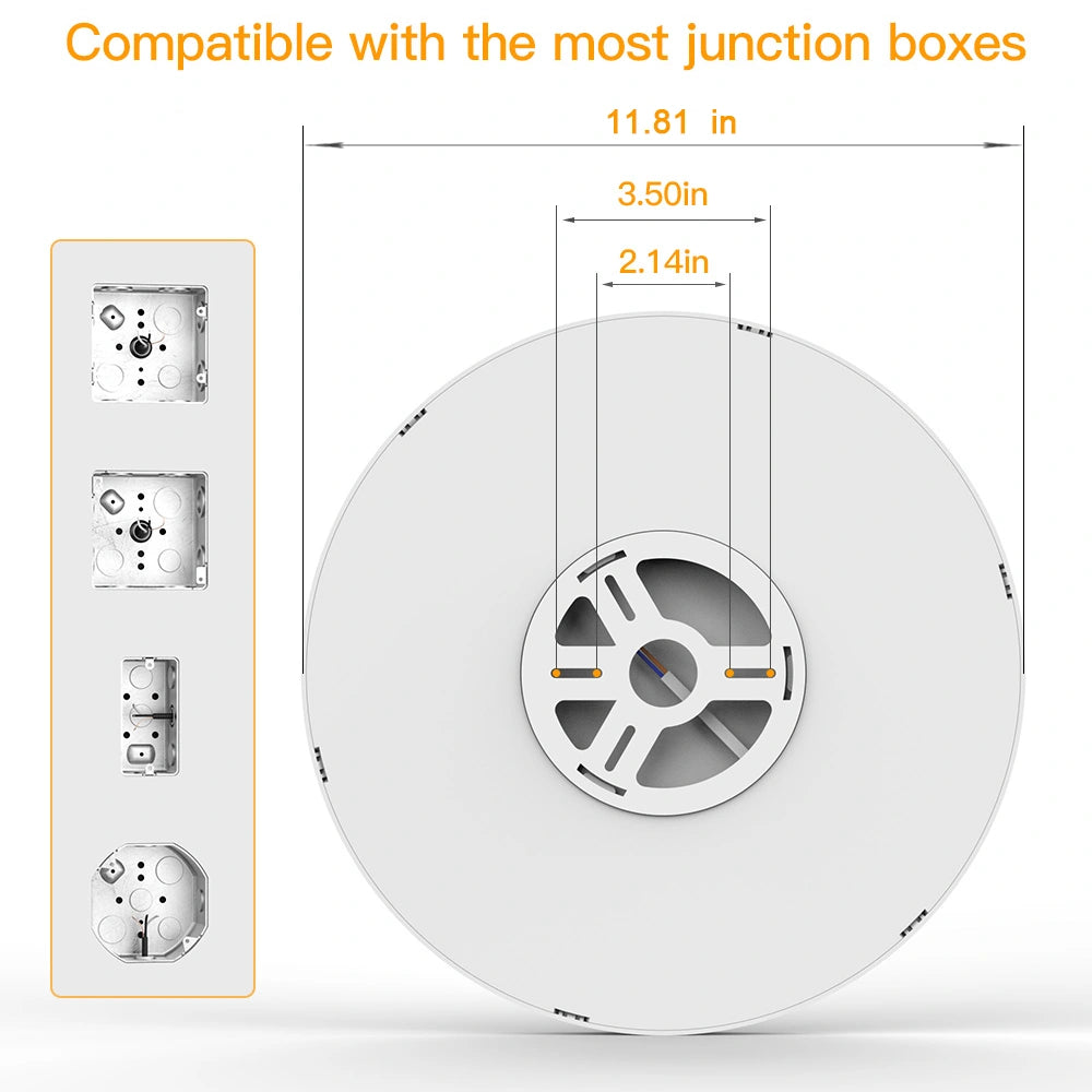 24W Led Panel AC 110-130V Hallway Ceiling Lamp Lights SY-C015