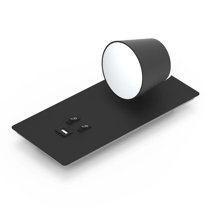 16W Rotatable Black Led Wall Lights Fixture With USB Port SY-I1010