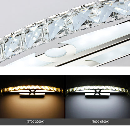 Acrylic Crystal Bathroom Modern Vanity Lighting Picture Wall Light SY-V011