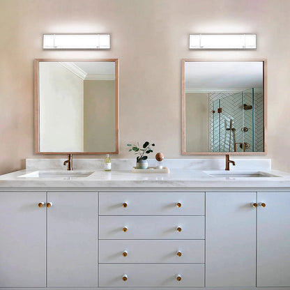 18W 25.2Inch Stainless Steel Vanity Lamp Led Bathroom Mirror Lights SY-V013