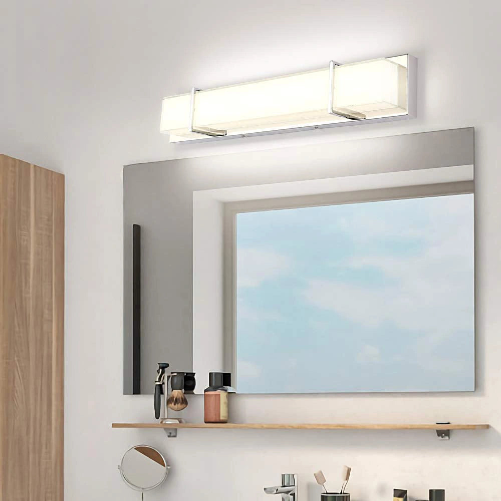 18W 25.2Inch Stainless Steel Vanity Lamp Led Bathroom Mirror Lights SY-V013