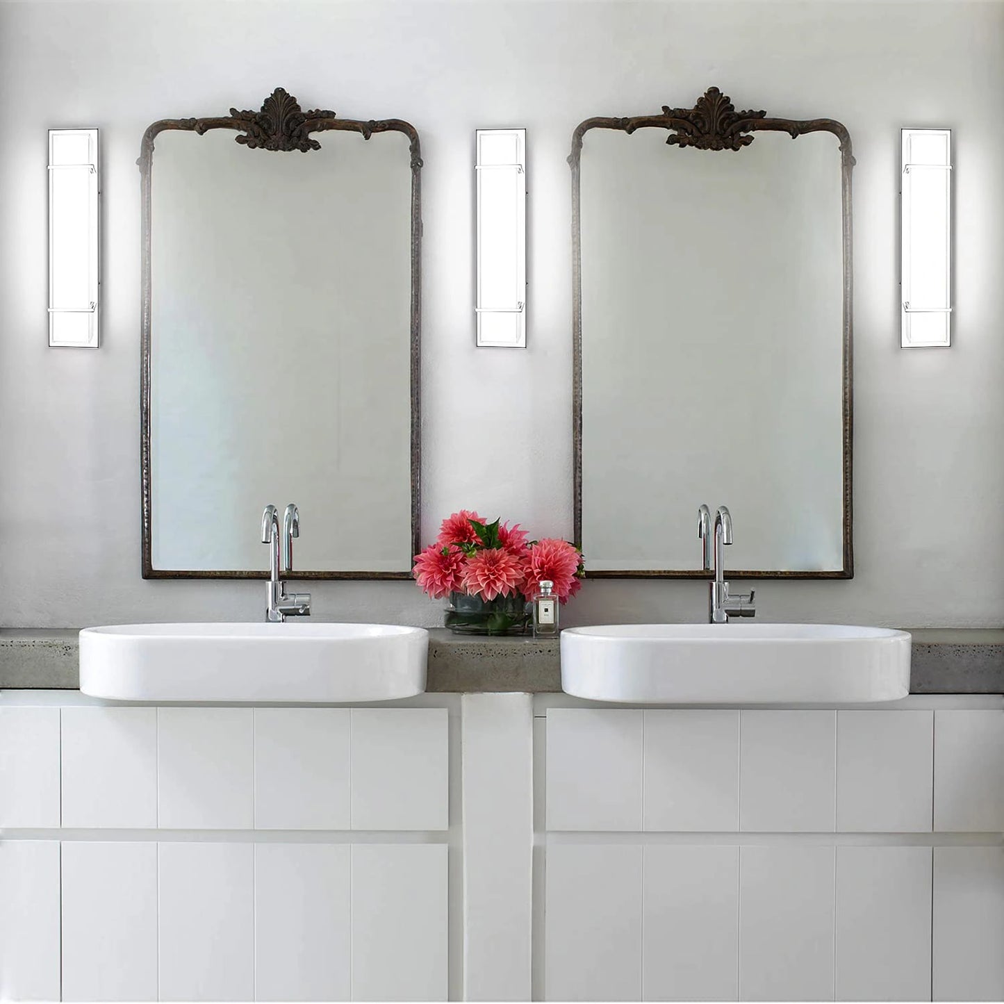 18W 25.2Inch Stainless Steel Vanity Lamp Led Bathroom Mirror Lights SY-V013