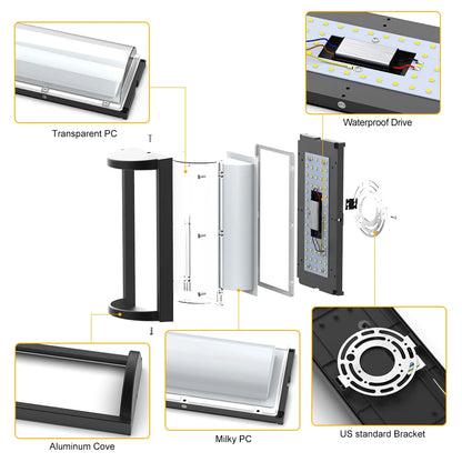 IP65 Waterproof Exterior Wall Lamps SY-O9048B